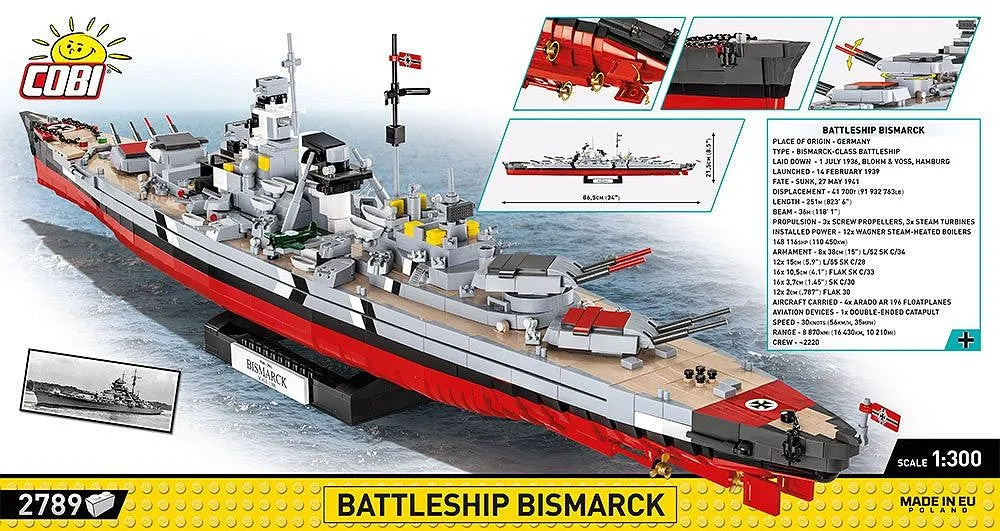 Cobi WW2 Battleship Bismarck