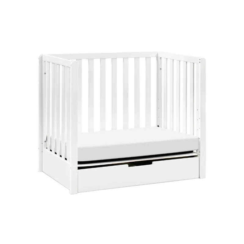 Colby 4-in-1 Convertible Mini Crib with Trundle