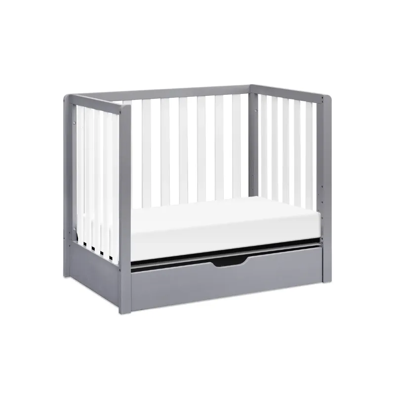 Colby 4-in-1 Convertible Mini Crib with Trundle