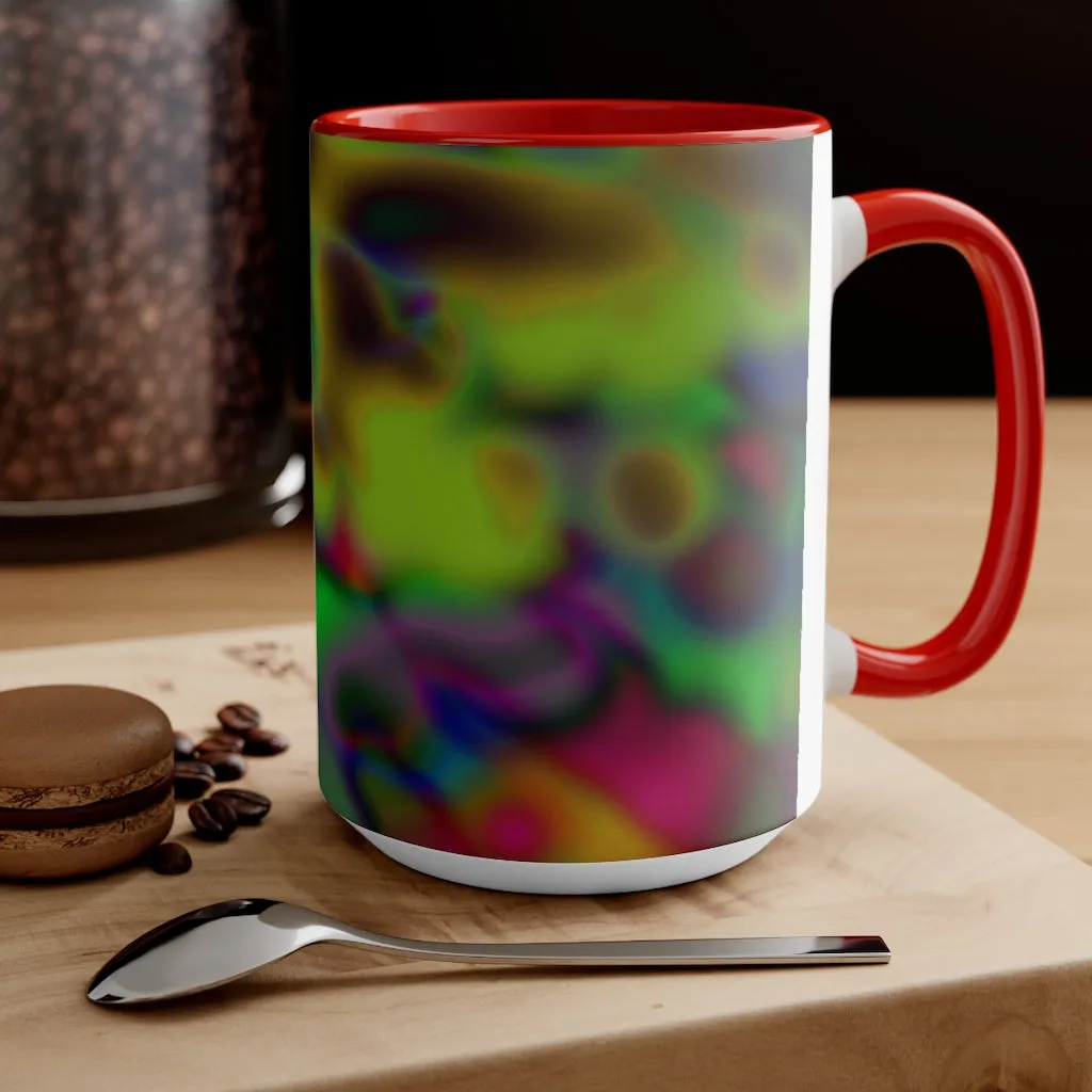 Colorful Pattern Accent Mug