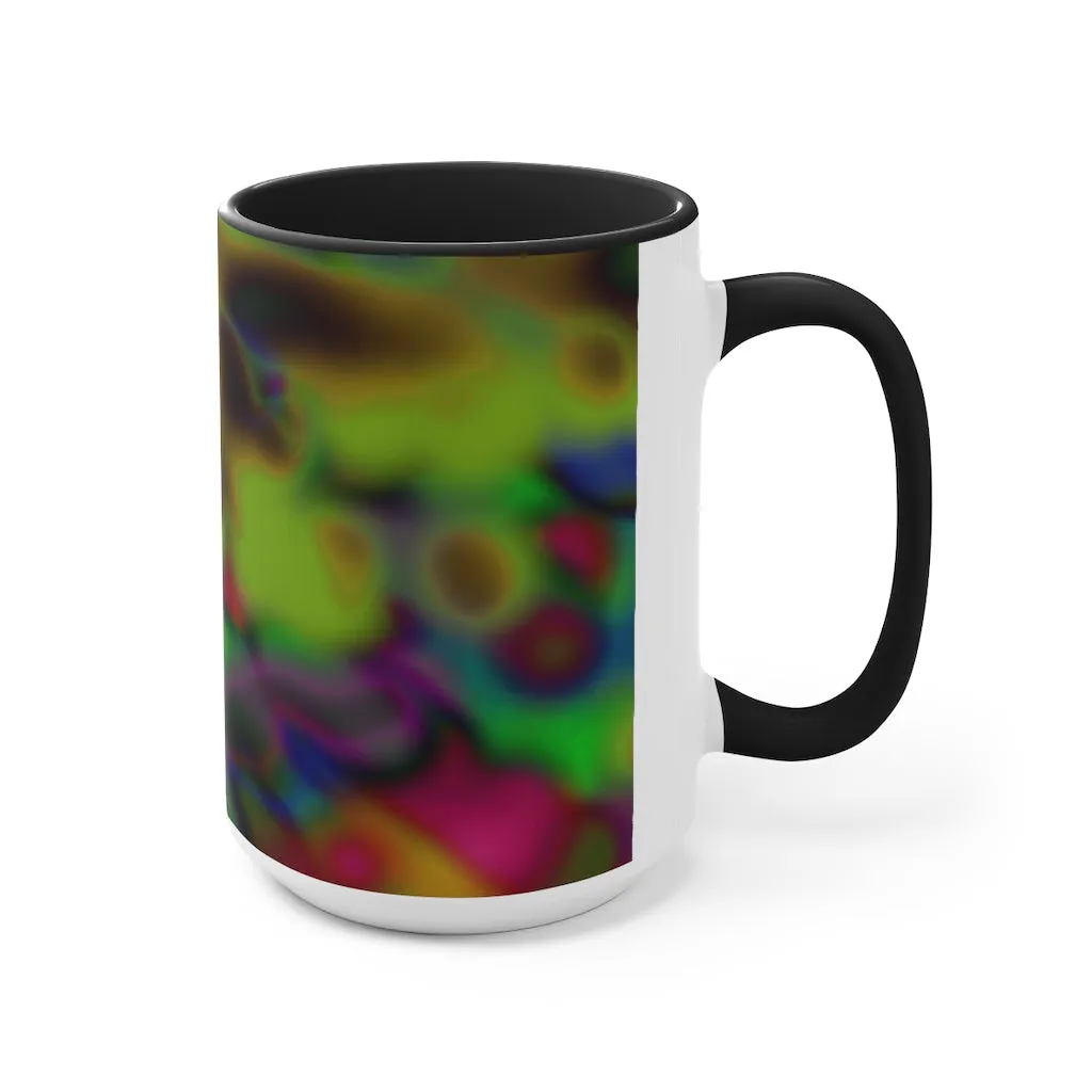 Colorful Pattern Accent Mug