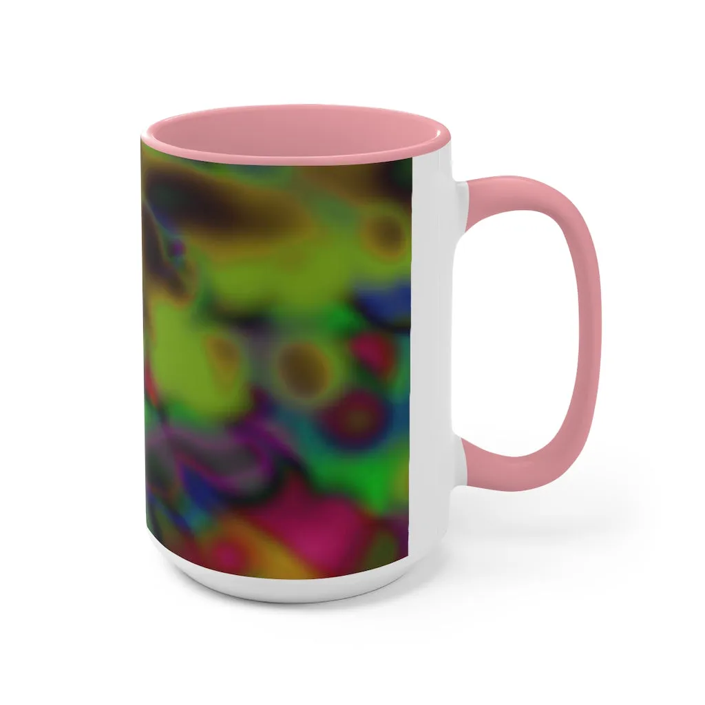 Colorful Pattern Accent Mug