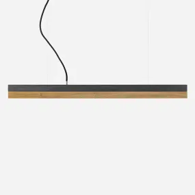 Concrete linear pendant