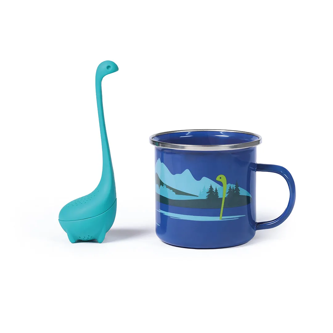 Cup of Nessie Blue Dinosaur Tea Infuser & Cup