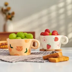 Cute ceramic coffee mug