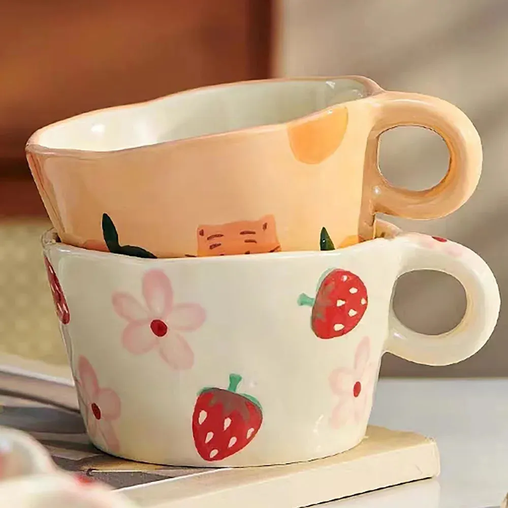 Cute ceramic coffee mug