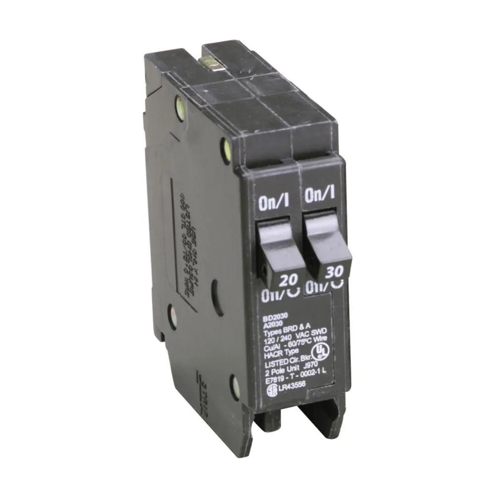 Cutler-Hammer BR BD2030Thermal Magnetic Circuit Breaker 20-30A