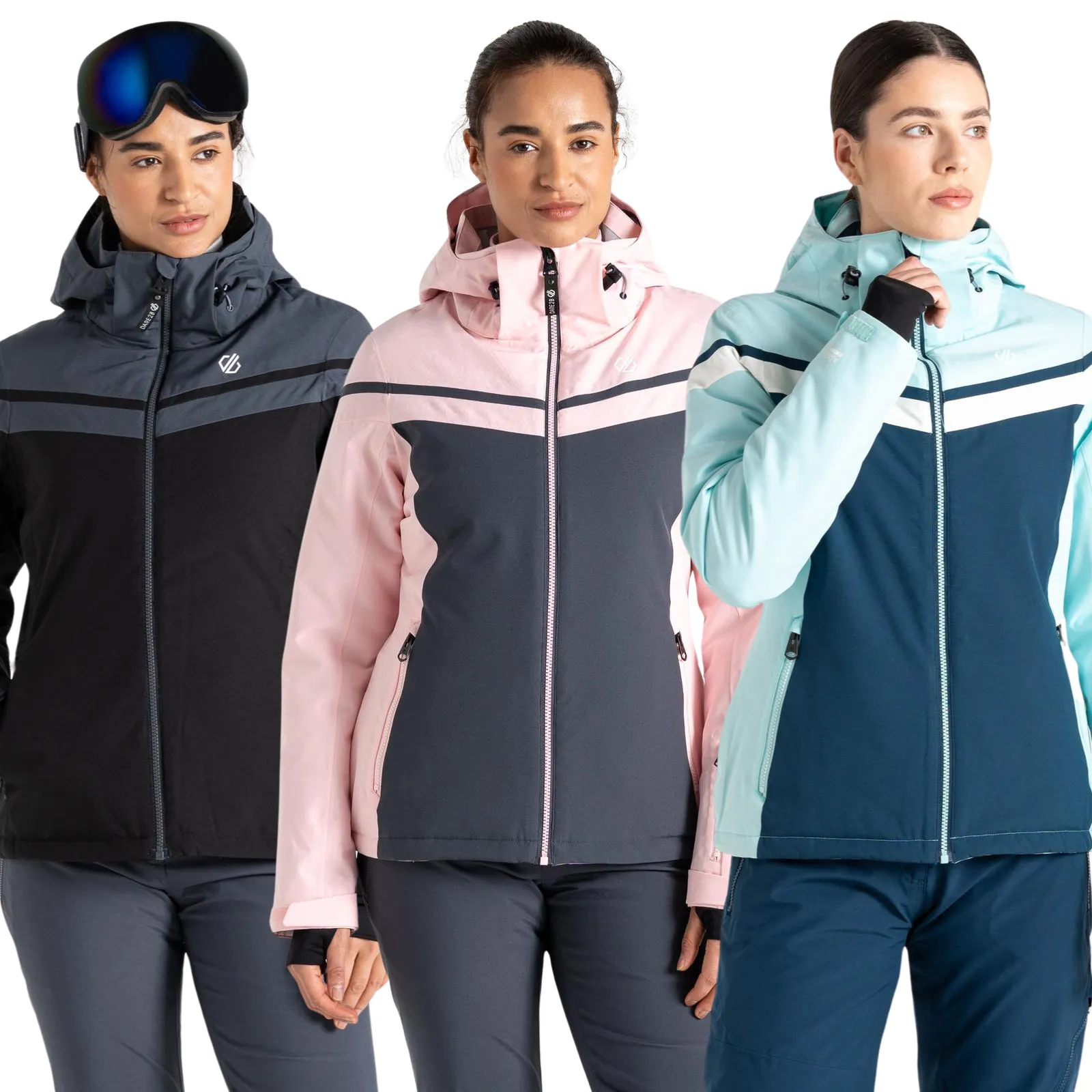 Dare 2b Womens Flurry Hooded Waterproof Ski Jacket