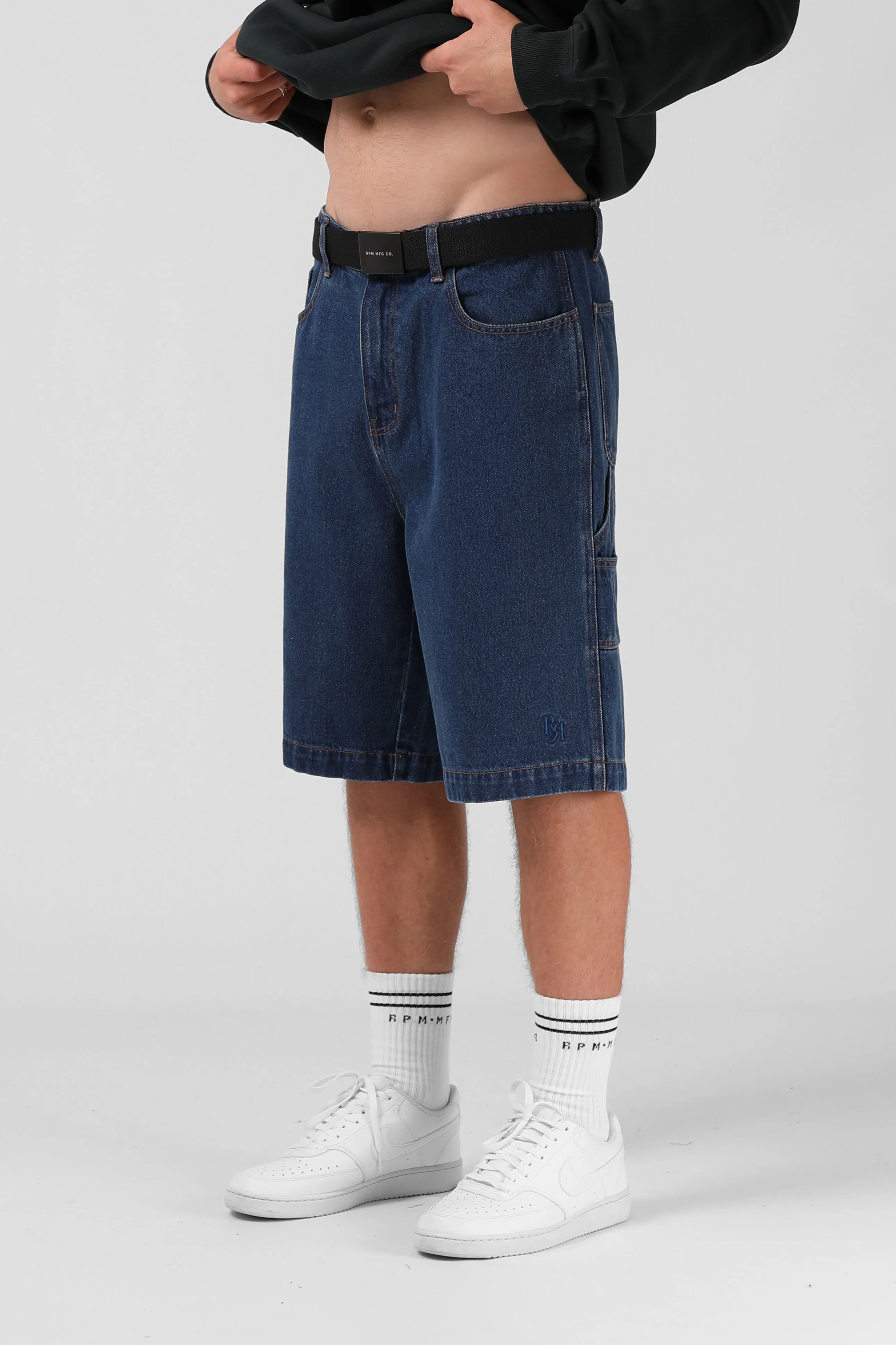 Denim Work Short - Mid Rinse