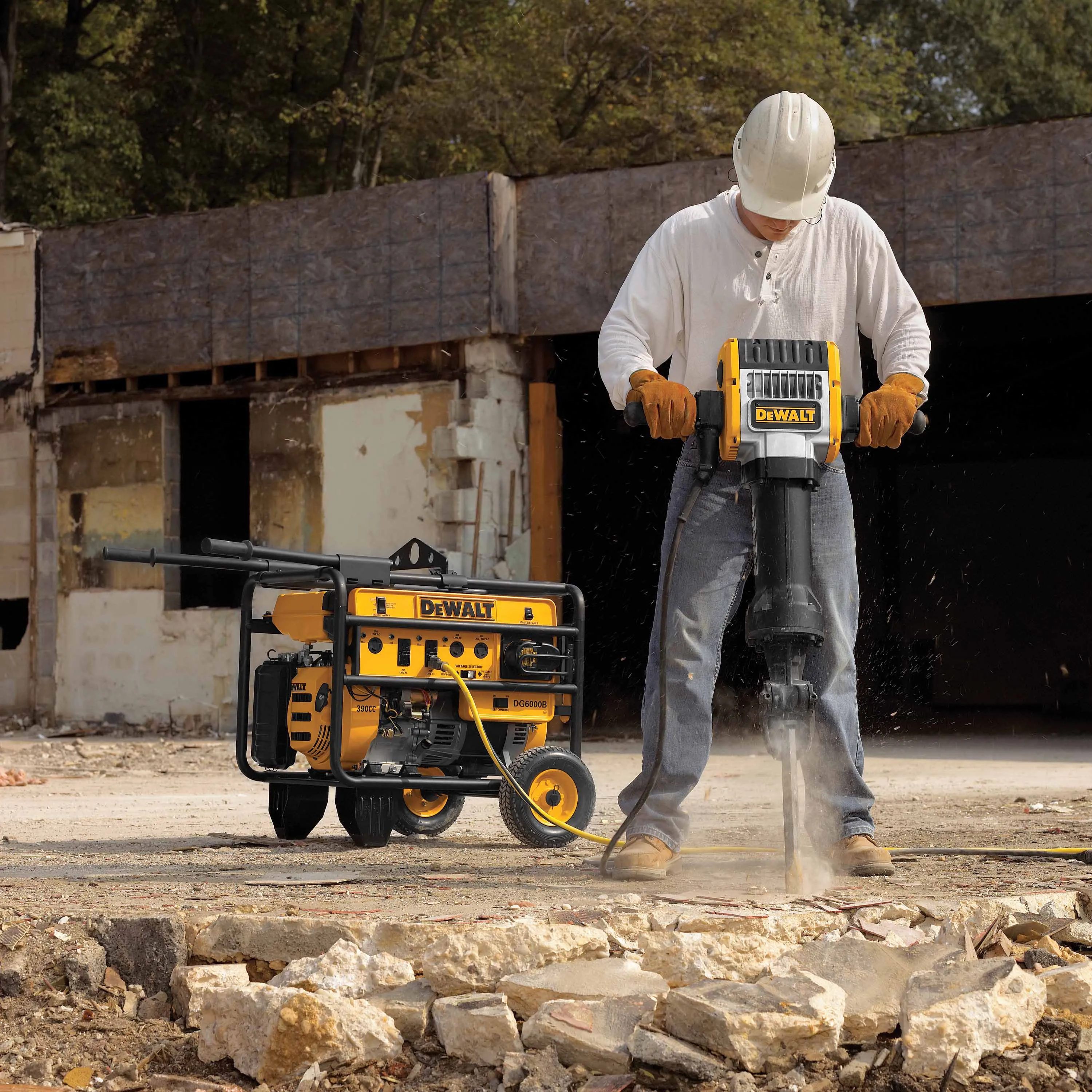 DeWalt D25980K Heavy-Duty Pavement Breaker with Cart