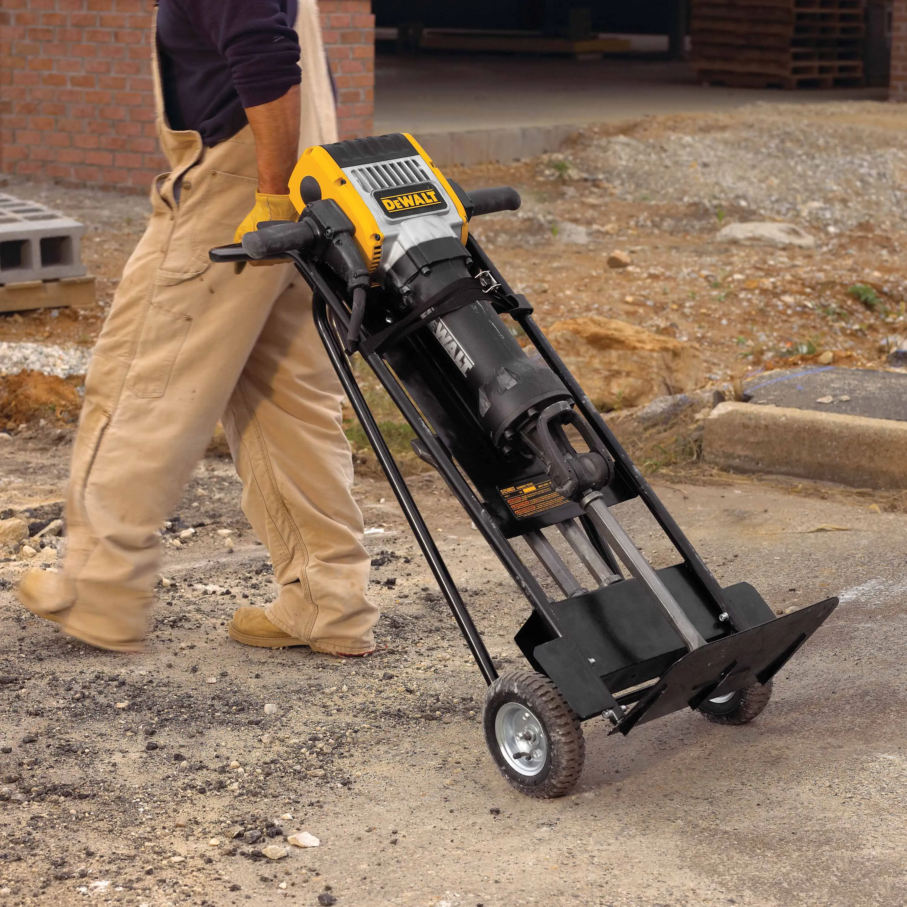 DeWalt D25980K Heavy-Duty Pavement Breaker with Cart