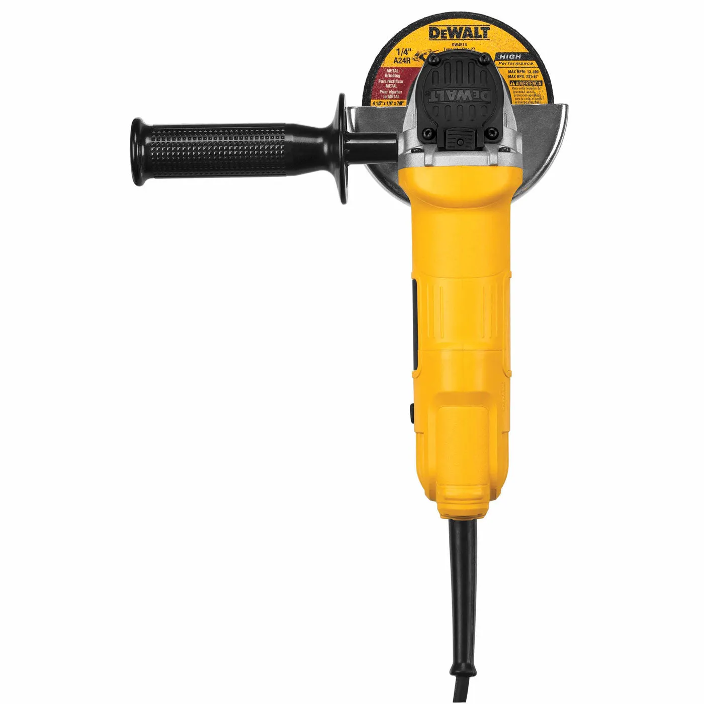 Dewalt DWE4012 7.5 Amp, 12,000 RPM Paddle Switch 4.5" Small Angle Grinder