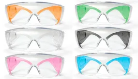 Diamont Kids Assorted Color Vented Over Glasses Safety Glasses, ANSI Z87.1