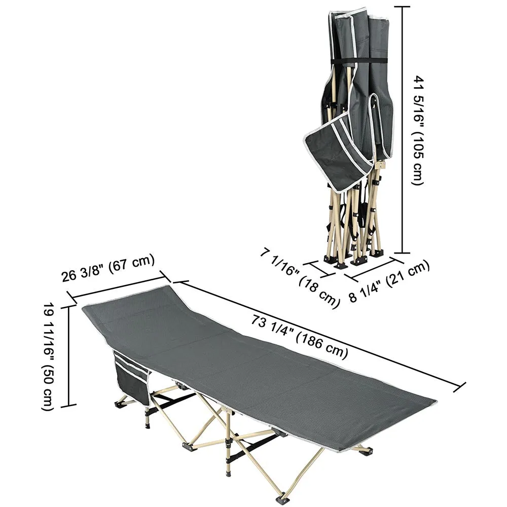 DIY Folding Camping Cot Single Bed Size