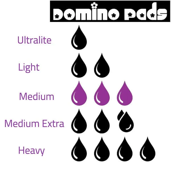 Domino Cloth MINI Pads Petite Medium in KEEPDRY