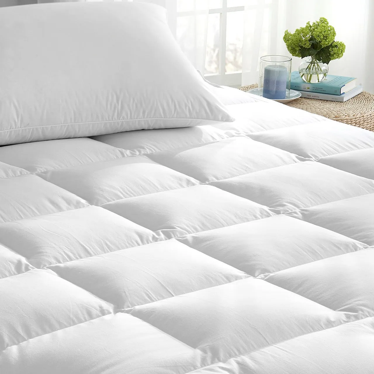 Downright 600  White Goose Down Mattress Pad