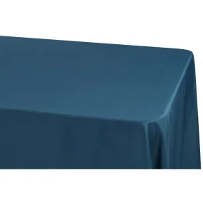 Economy Polyester Tablecloth 90"x132" Oblong Rectangular - Navy Blue