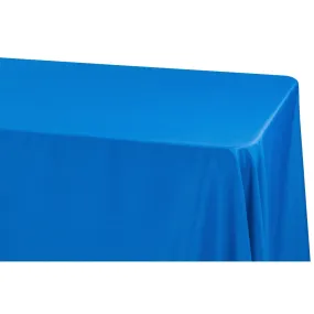 Economy Polyester Tablecloth 90"x132" Oblong Rectangular - Royal Blue