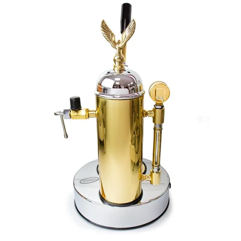 Elektra Micro Casa Leva Espresso Machine 230V Chrome/Brass - S1CO