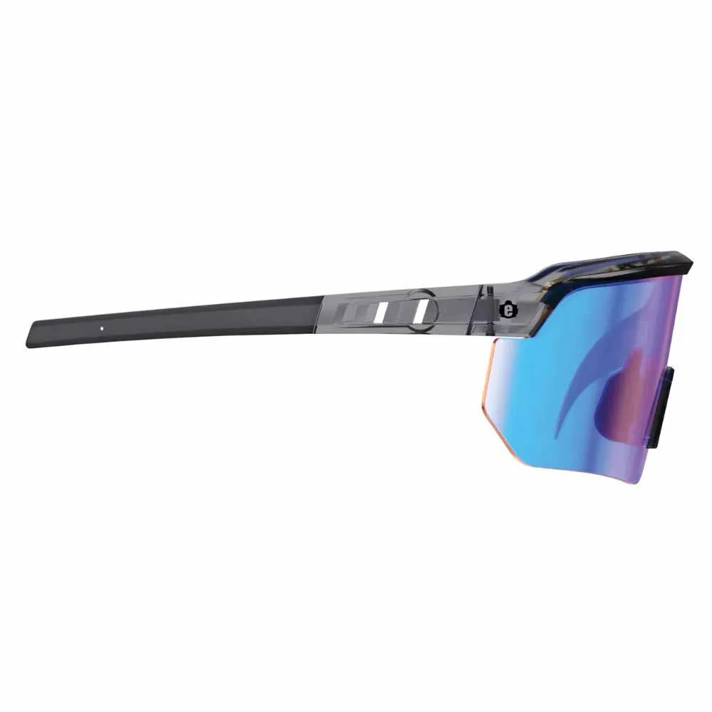 Ergodyne 55011 AEGIR-MI Clear Smoke Frame Blue Mirror Lens Safety Glasses