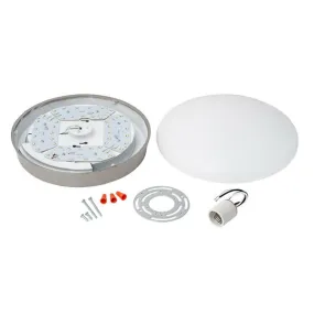 ETI 54652141 Spin Light Fixture, 120 V, 22 W, 1-Lamp, LED Lamp, 1600 Lumens Lumens, 4000 K Color Temp