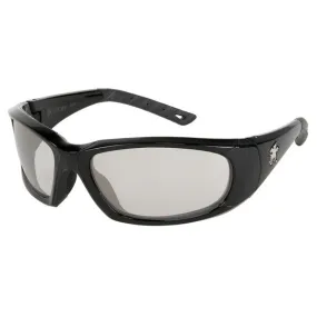 FF319AF MCR Safety ForceFlex FF3 Series Safety Glasses, I/O Clear Mirror Lens