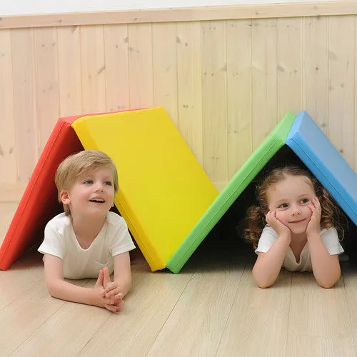 Foldaway Playmat SG, 240 x 140 x 4cm (Rainbow)