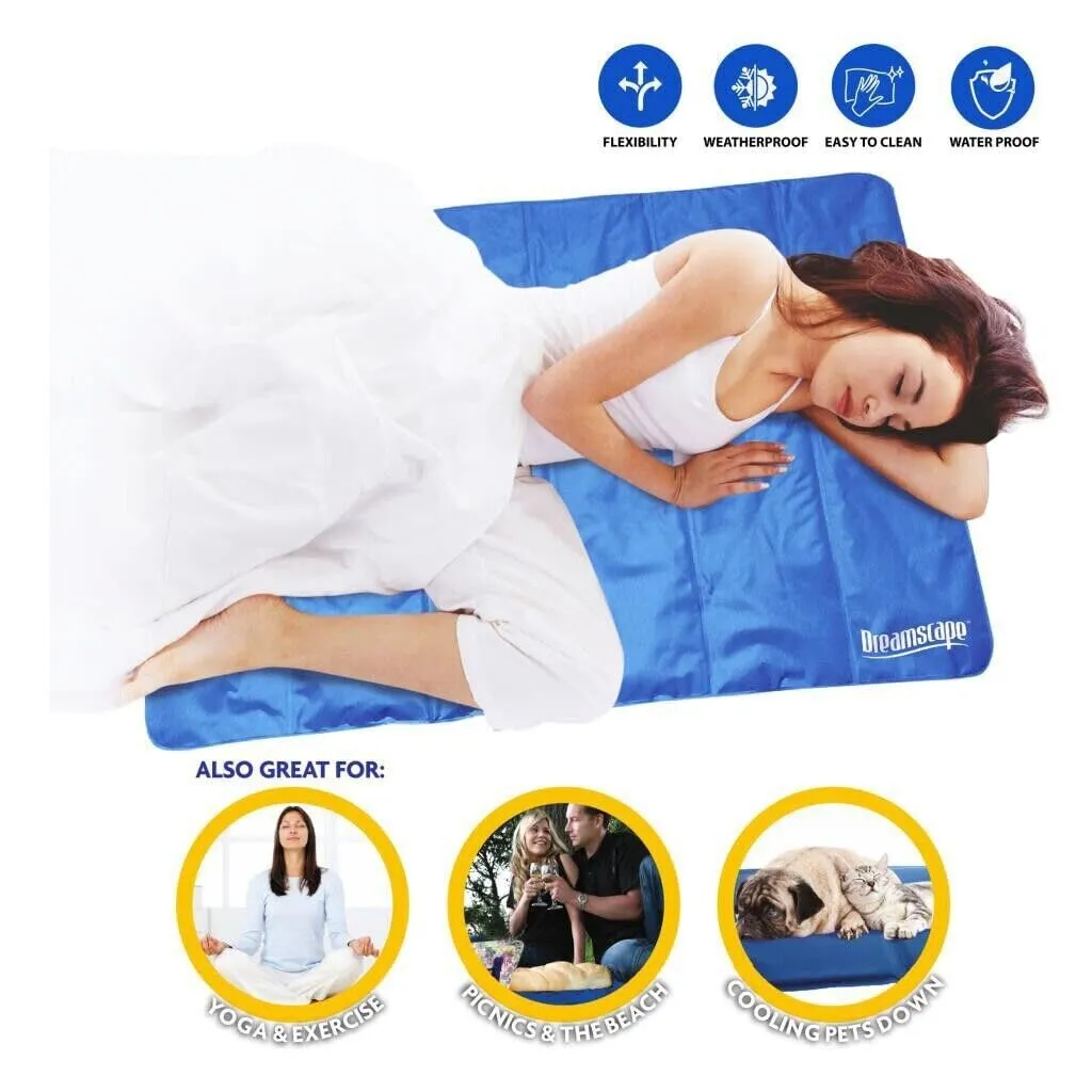 Gel Cooling Pad Bed Mattress Cool Mat Sleep Aid Yoga Pet Pillow 120 x 70cm - Extra Large - 1260