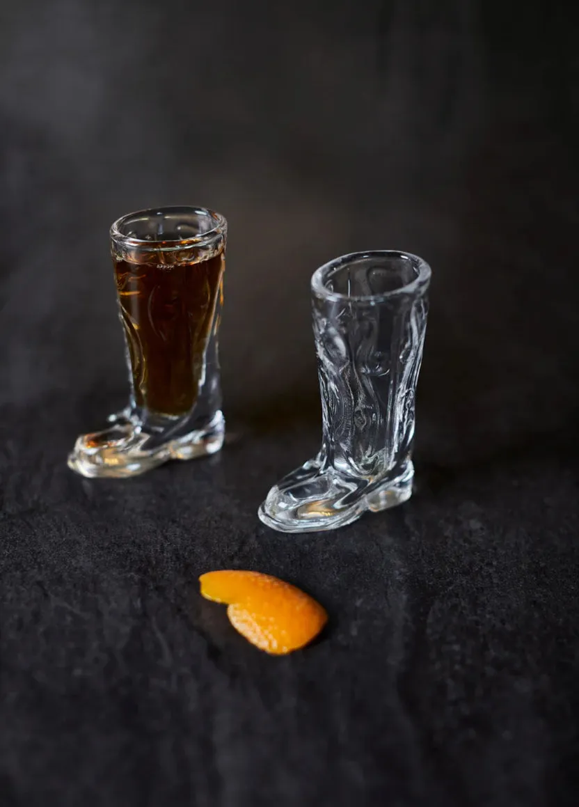 Gentlemen’s Hardware Cowboy Boot Shot Glasses