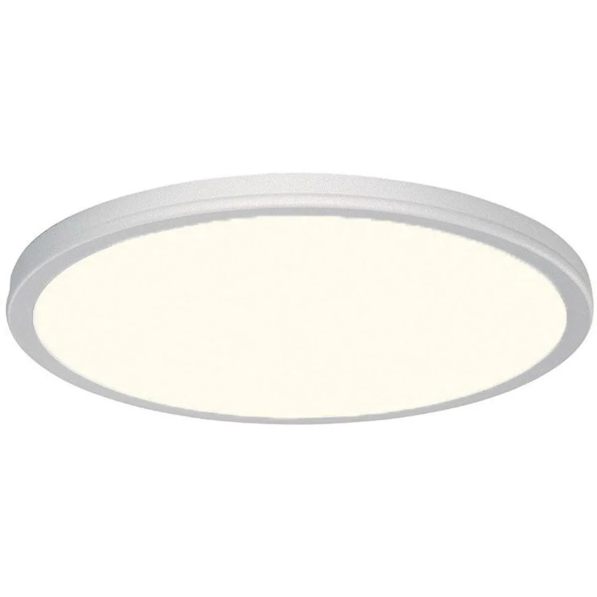 Geos 15 in. LED Disk Light 2700K Silver Finish