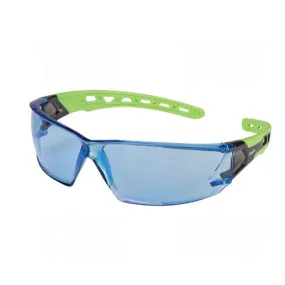 GLASSES SAFETY WRAP AROUND SPORTY  BLUE