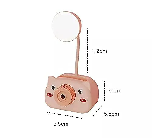 Goel HANDICRAFTS Rechargeable LED Touch On/Off Switch Desk Lamp Children Eye Protection Student Study Reading Dimmer Rechargeable Led Table Lamps USB Charging Touch _ Pack of 1 Multicolor