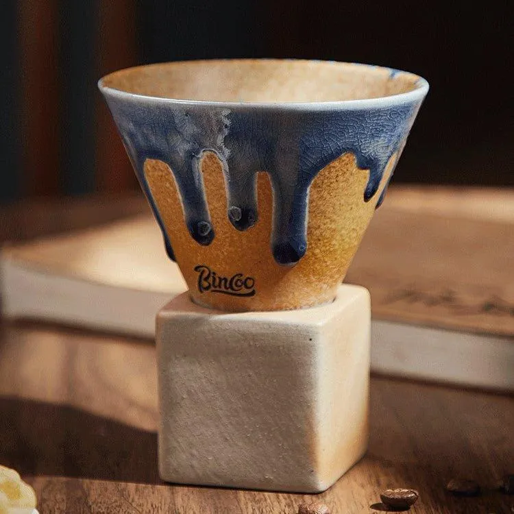 Handcrafted Cone Shaped Ceramic Coffee Cups