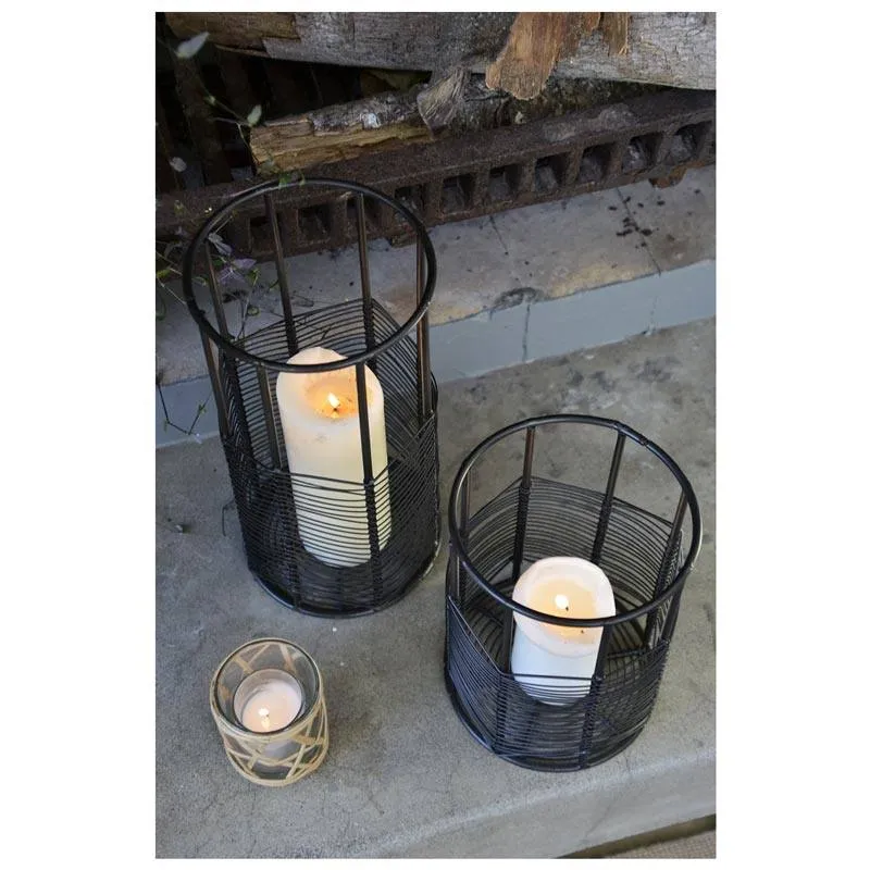 Handmade Black Candle Holders