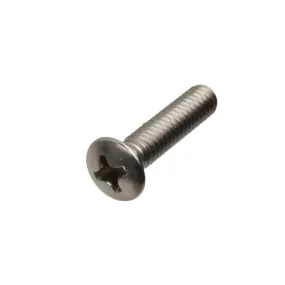 Headlamp Chrome Stainless Steel Fixing Screw, Screw, Set, Securing Chrome Finishers And Headlamp Glasses To Bonnet - Posi Drive Raised Countersunk, Remanufactured In Stainless Steel