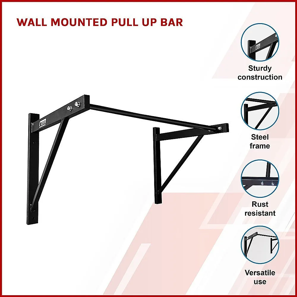 Heavy-Duty Wall Mounted Pull Up Bar, 500  lbs Capacity