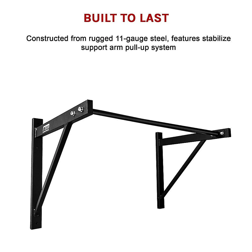 Heavy-Duty Wall Mounted Pull Up Bar, 500  lbs Capacity