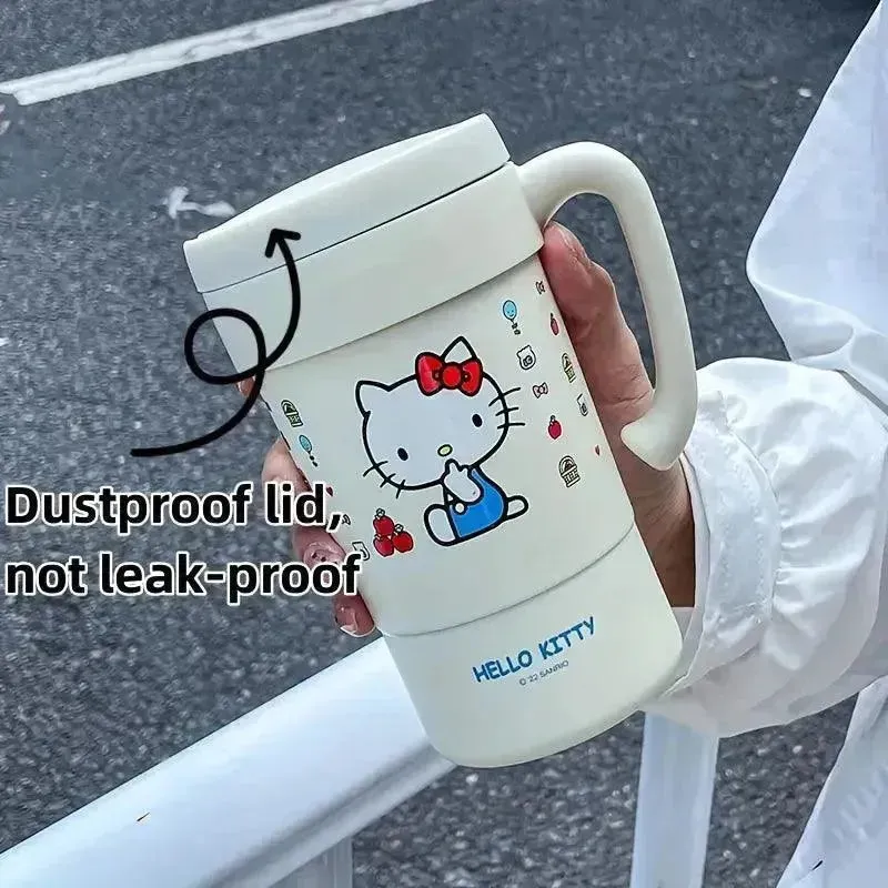 Hello Kitty Insulated Thermos With Straw (580 ml)