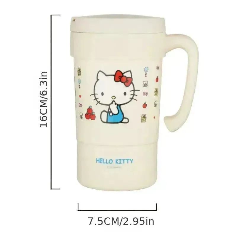 Hello Kitty Insulated Thermos With Straw (580 ml)