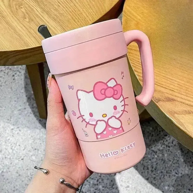 Hello Kitty Insulated Thermos With Straw (580 ml)