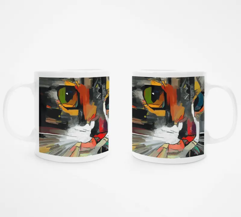 Hero Cat Mug and Matching Card - Gift Set