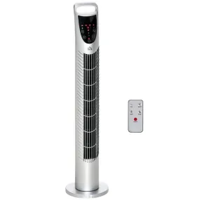 Homcom Oscillating Tower Fan With Remote Control