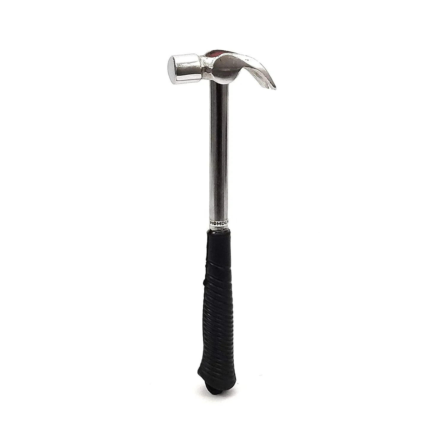 Homdum Claw Hammer 1/2 Lb and Concrete Nails 1 1/2inch (38 mm) Combo, 200g Drop Forged Head Hammer with Soft Grip Tubular Steel Handle 1 nos & Hard Steel Nails 100 Pcs Pack.