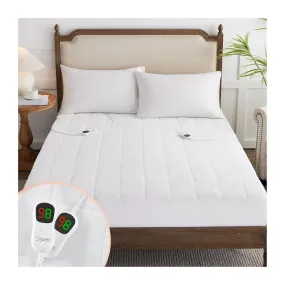 Homemate Queen Size 5 Heated Setting Mattress Pad With Dual Controller