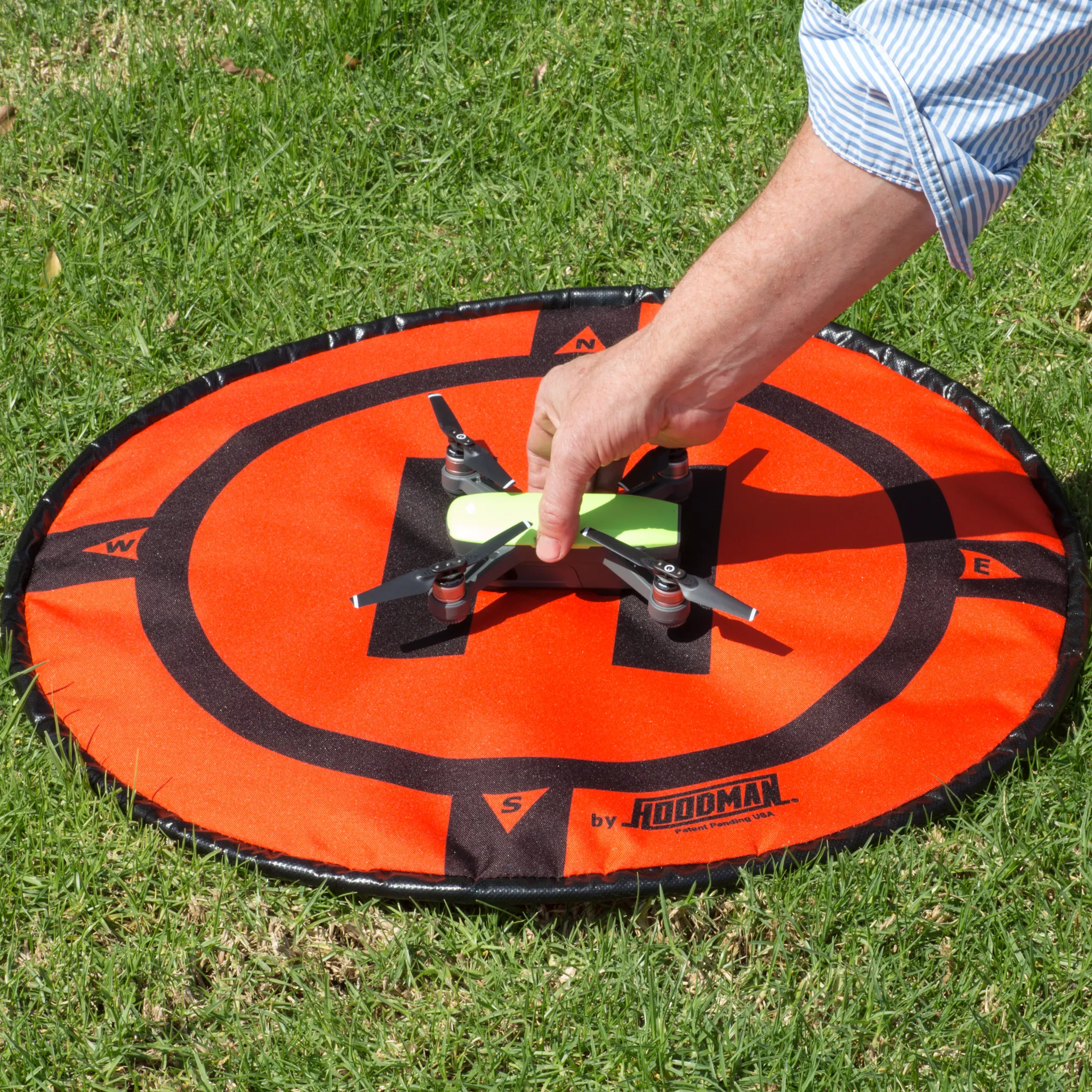 Hoodman Weighted Drone Landing Pad Line 2 Ft, 3 Ft, 5 Ft and 8 Ft Diameters