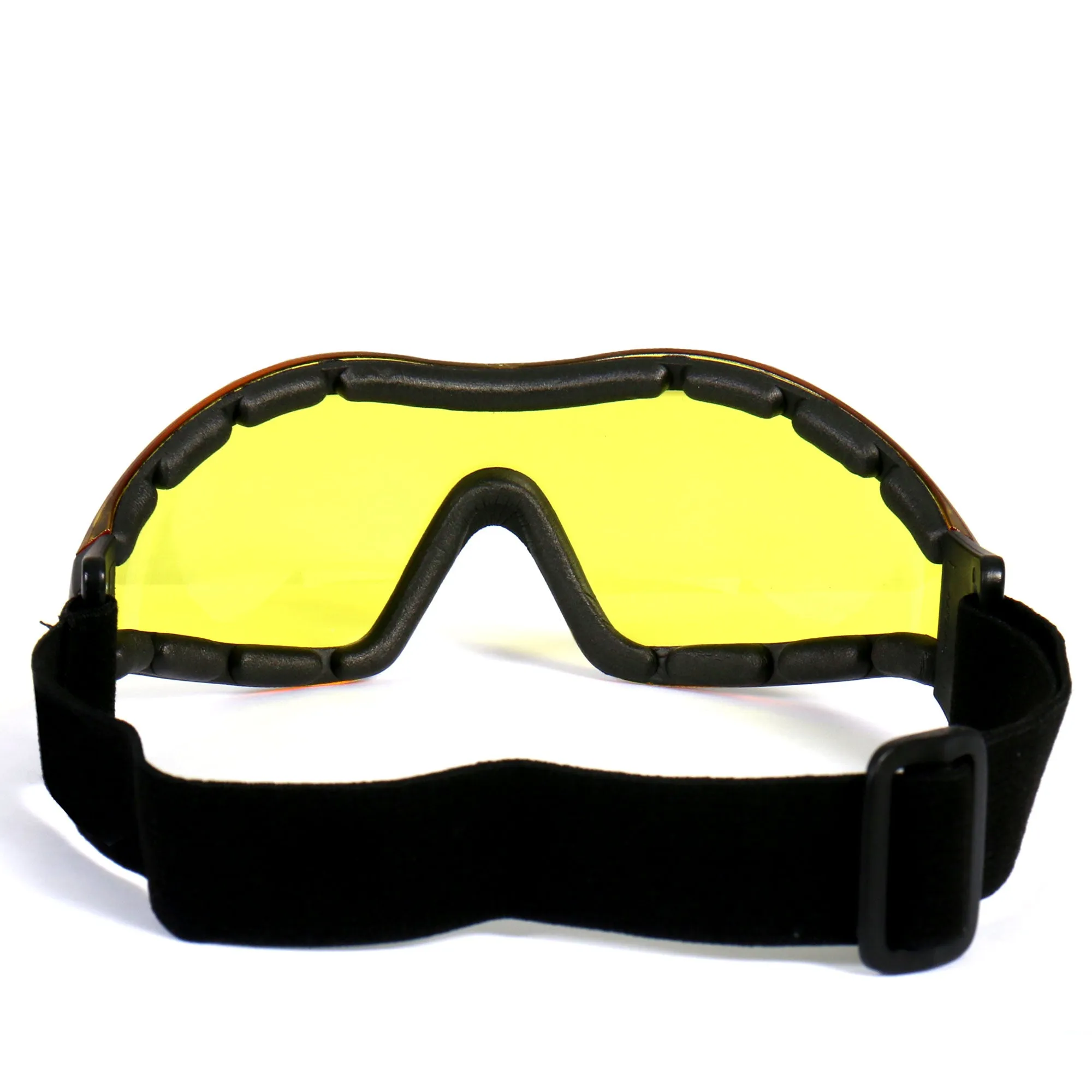 Hot Leathers Ares Safety Goggles with Yellow Lenses