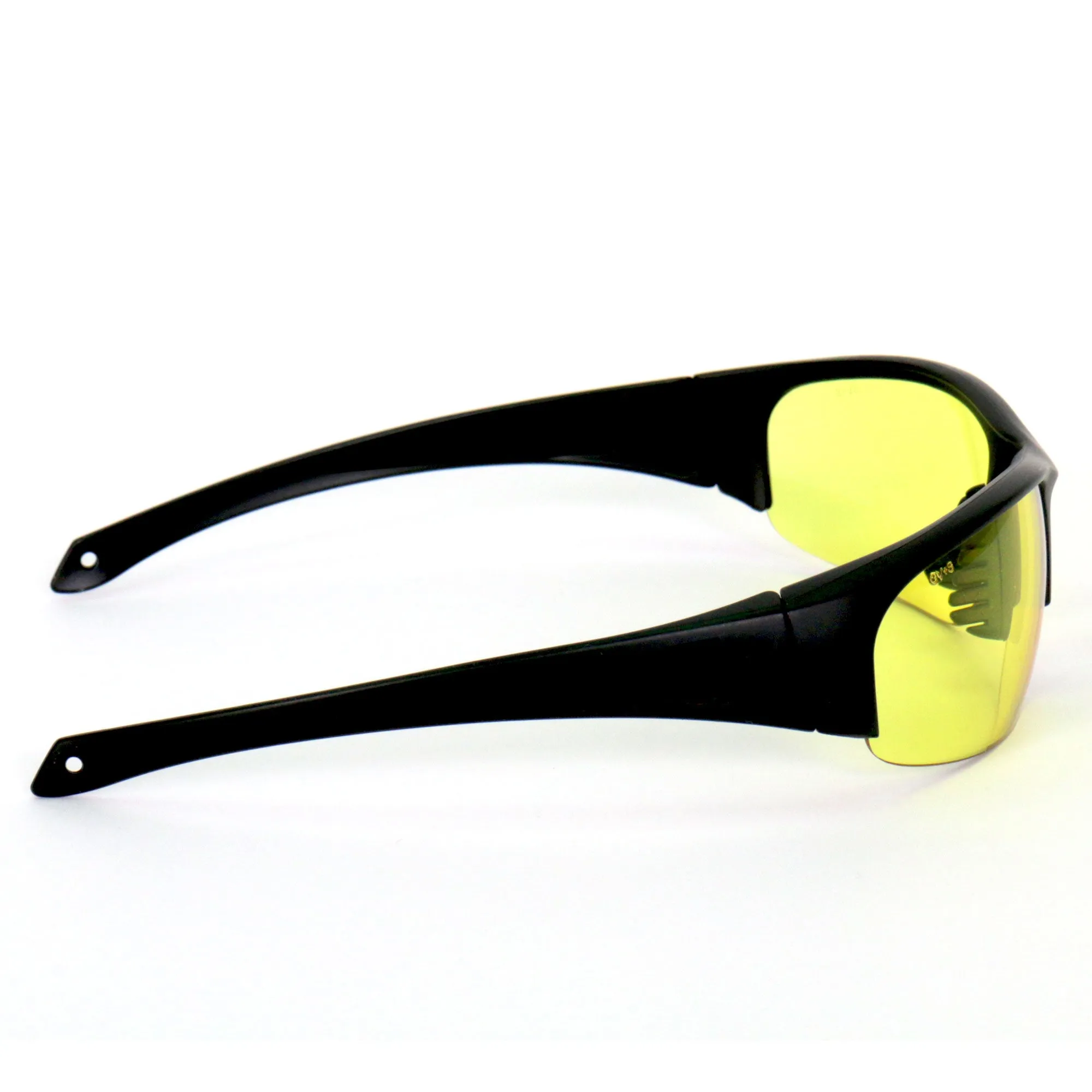 Hot Leathers Safety Sunglasses with Yellow Lenses