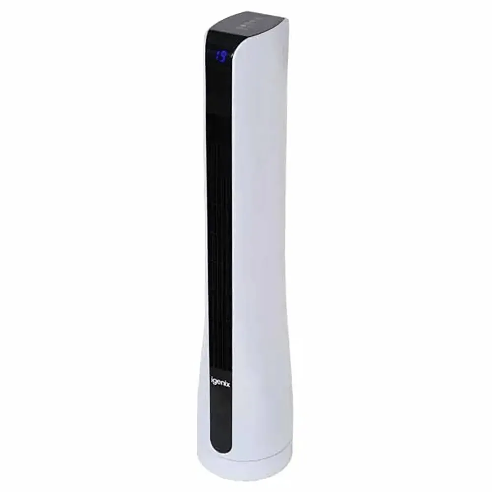 Igenix DF0037 35" Digital Tower Fan with Remote Control White