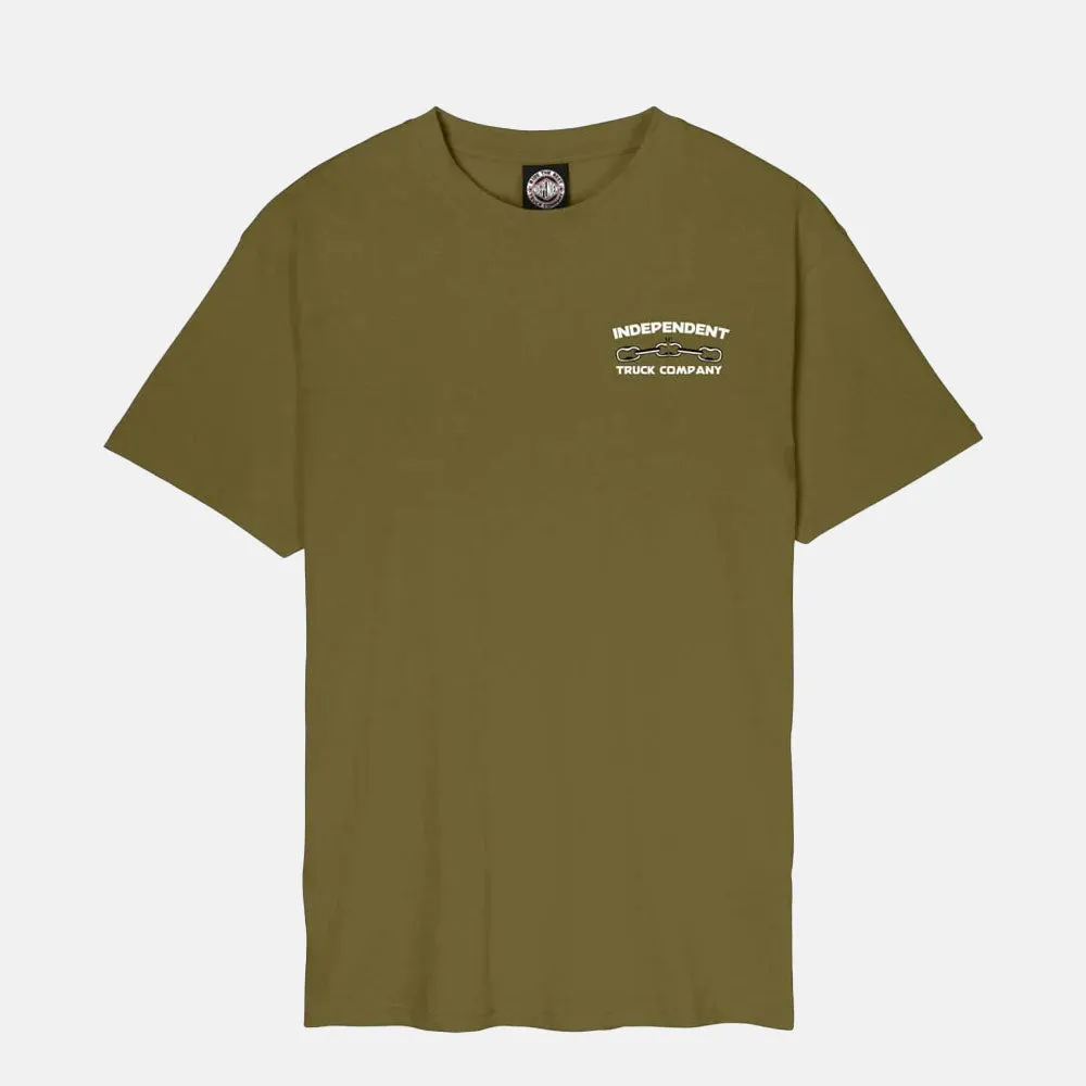 Independent Trucks - Anytime Anywhere Chain T-Shirt - Olive