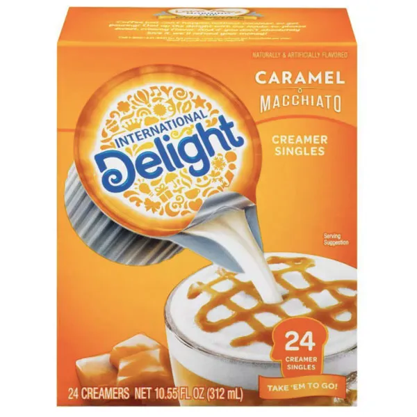 International Delight Caramel Macchiato Coffee Creamers, 24 Count